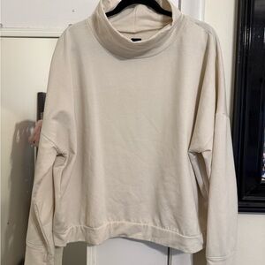 GAP Women's Beige Cowl Neck Sweater